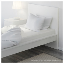 preiswertes weißes elastisches gepaßtes Bett-Blatt-gesetzes der Größengröße